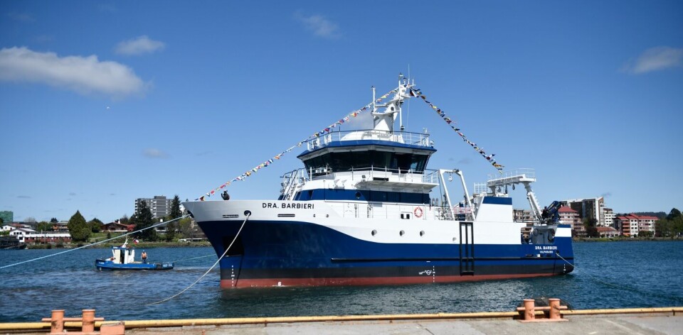 La nave de investigación oceanográfica Dra. Barbieri fue construida en Chile