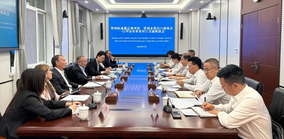 Intensas reuniones se desarrollan en China para fortalecer la relación comercial de las cerezas.