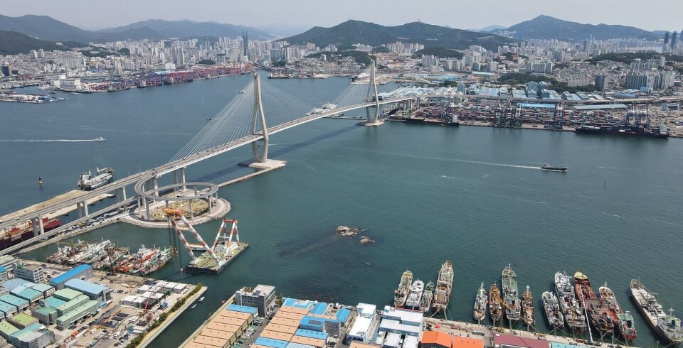 El Puerto de Busan será clave en esta ruta marítima ecológica.