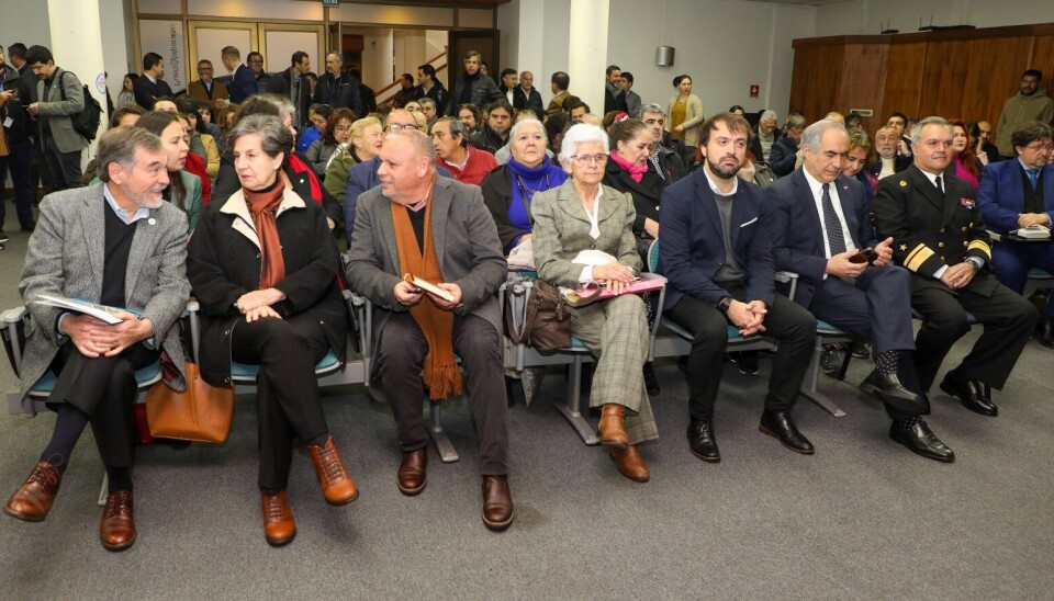 Autoridades portuarias, municipales y regionales presentes en la cuenta pública.