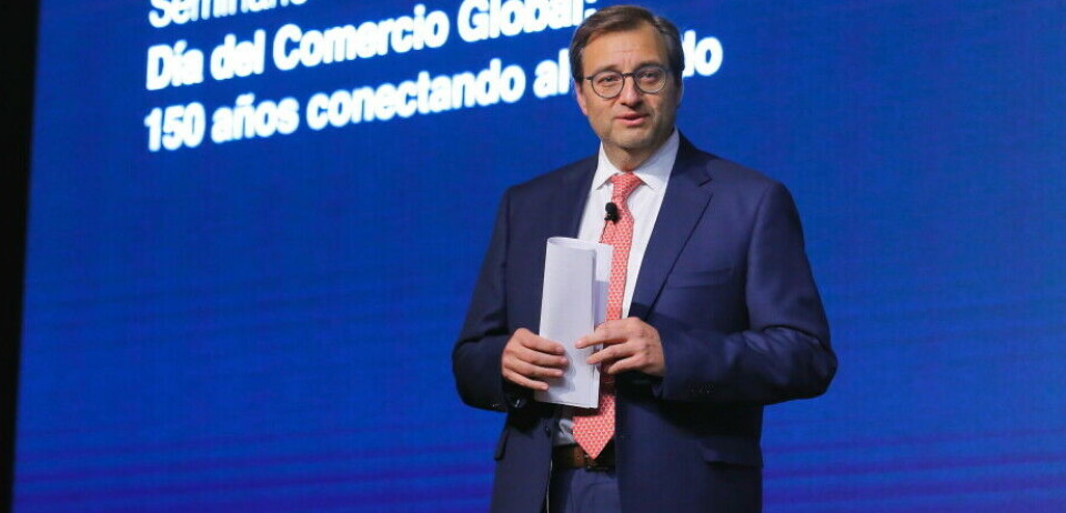 Oscar Hasbún, gerente general de la Compañía Sudamericana de Vapores.