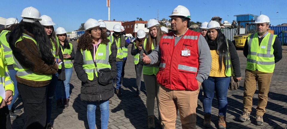 Estudiantes de Administración de Empresas de Angol visitaron Puerto de Talcahuano