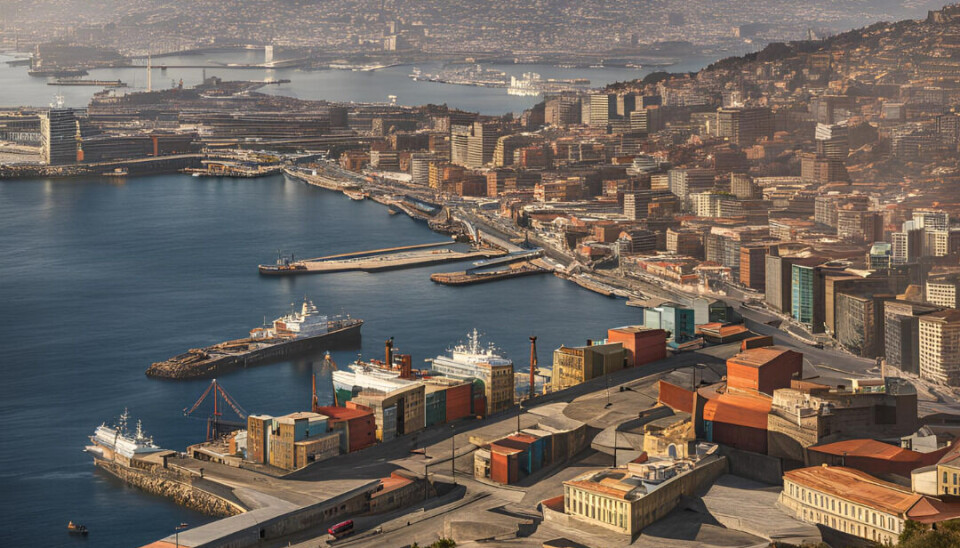 Valparaíso en 100 años más según la Inteligencia Artificial.