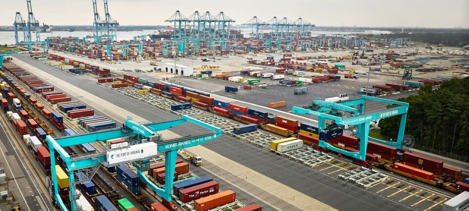 Nuevo patio ferroviario del Puerto de Virginia ya se encuentra en plena operación