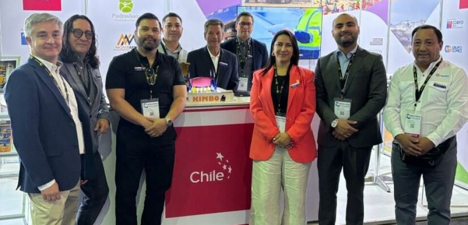 Las empresas que componen esta delegación que ofrece bienes y servicios a la minería.