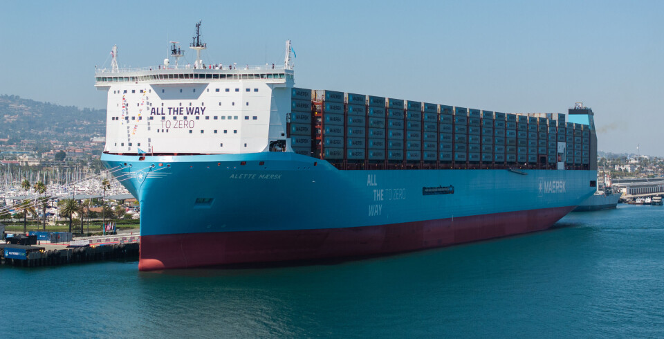 El buque portacontenedores tiene 350 metros de eslora y capacidad para 16.000 TEU.