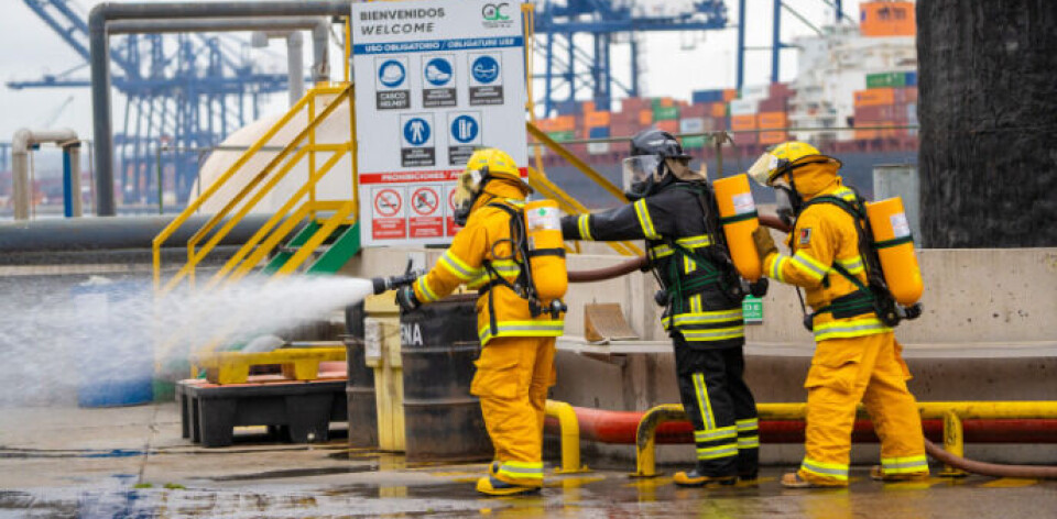 El compromiso con la seguridad es fundamental en el terminal portuario de San Antonio.
