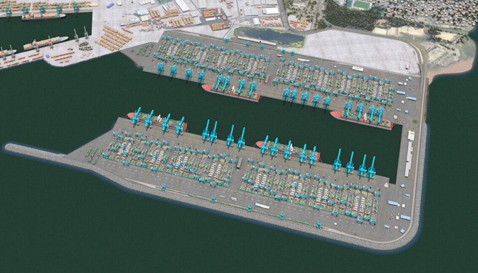En el año 2036 debería estar funcionando la primera etapa del proyecto Puerto Exterior.