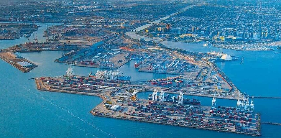Durante agosto se transportaron más de 900 mil TEU en el terminal portuario.