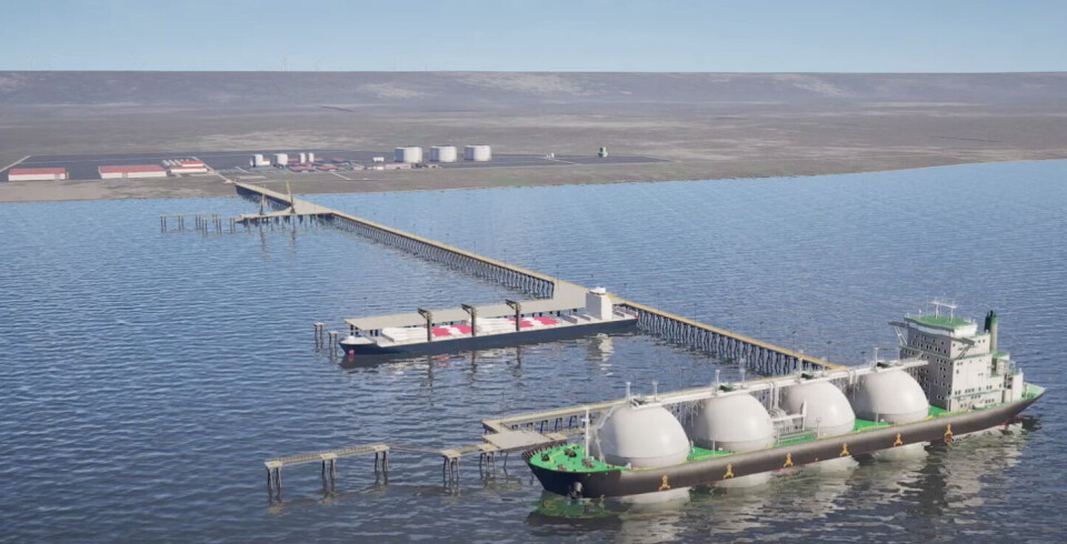 Imagen del millonario proyecto de la empresa HNH Energy en la Región de Magallanes.