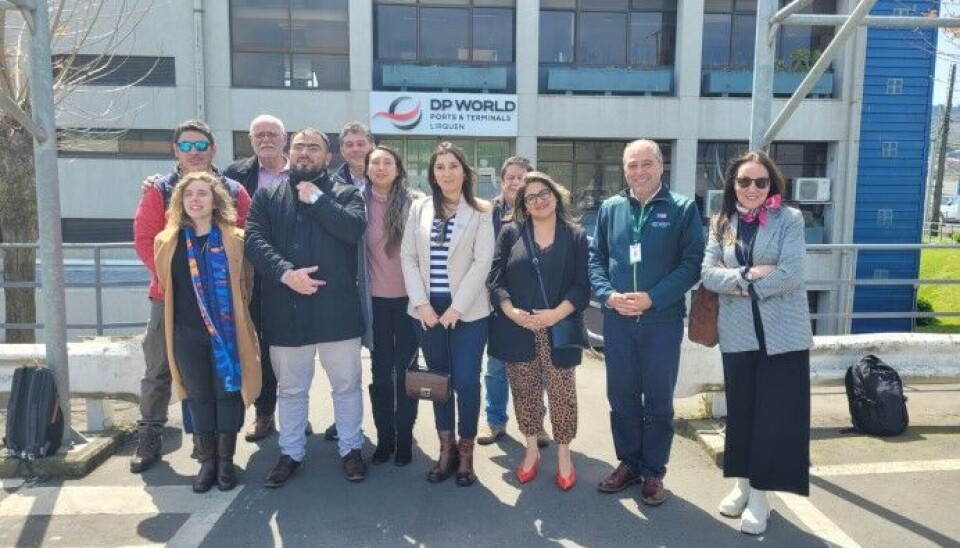 Grupo de exportadores tras la reunión con la Mesa Comex del Biobío.