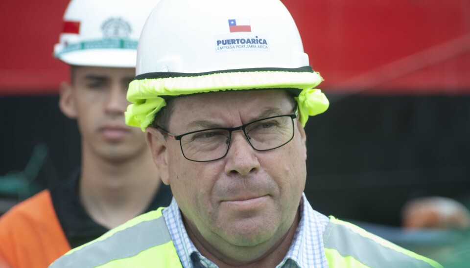 Jorge Cáceres, gerente general de la Empresa Portuaria Arica.
