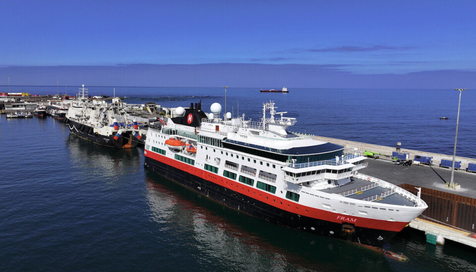 Tras su paso por Arica recaló en Iquique para luego viajar rumbo a Coquimbo.