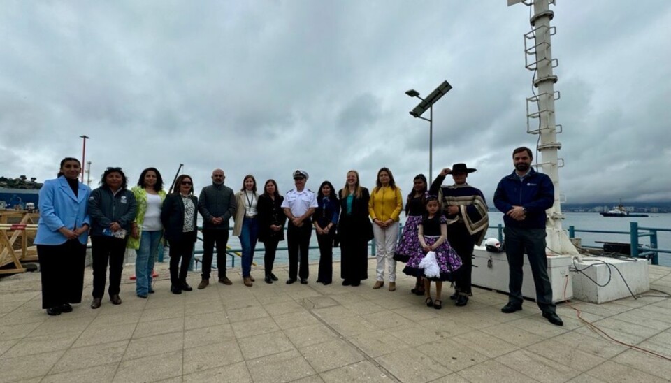 Autoridades marítimas, comunales y portuarias en el inicio de la temporada de cruceros.
