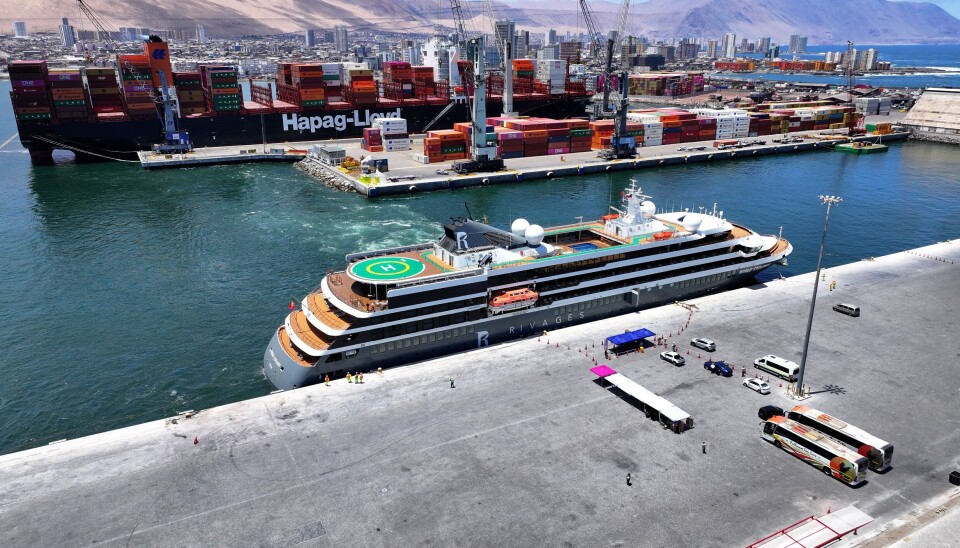 El crucero arribó a la ciudad de Iquique y seguirá rumbo a la zona austral del país.