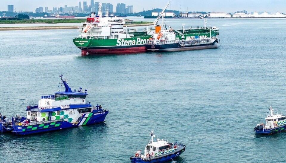 El puerto de Singapur es uno de los más importantes de Asia.