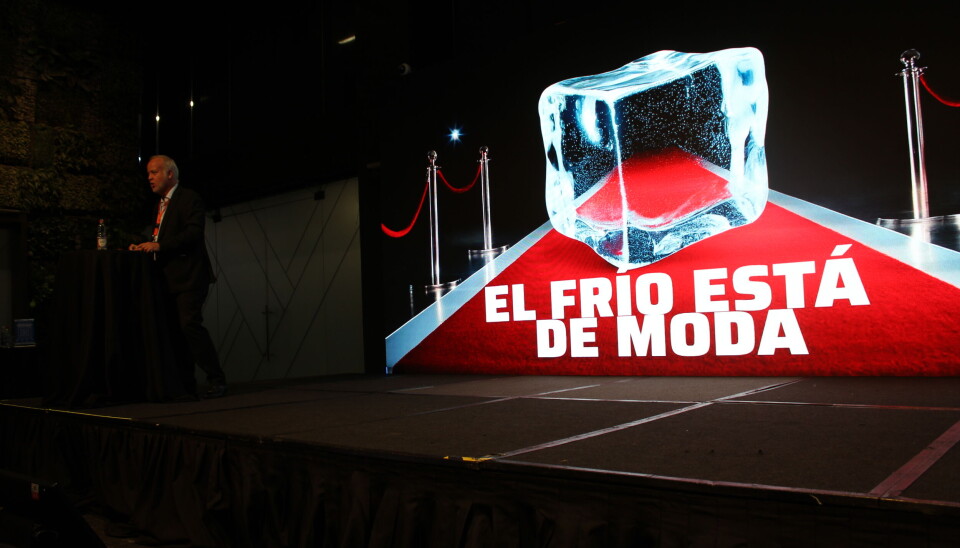 Rodrigo Dourojeanni, gerente general de Goldenfrost, en su exposición en Filce 2024