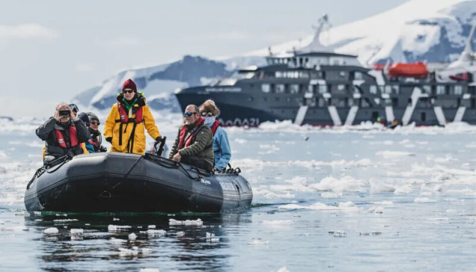 El turismo antártico es una de las principales actividades en la Región de Magallanes.