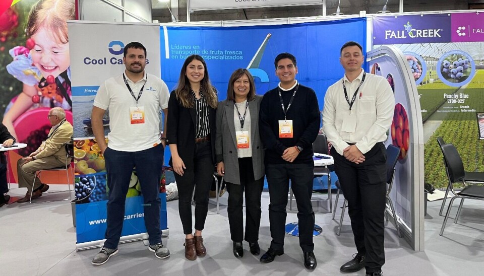Ejecutivos de TPC y la CLPC presentes en el evento frutícola.
