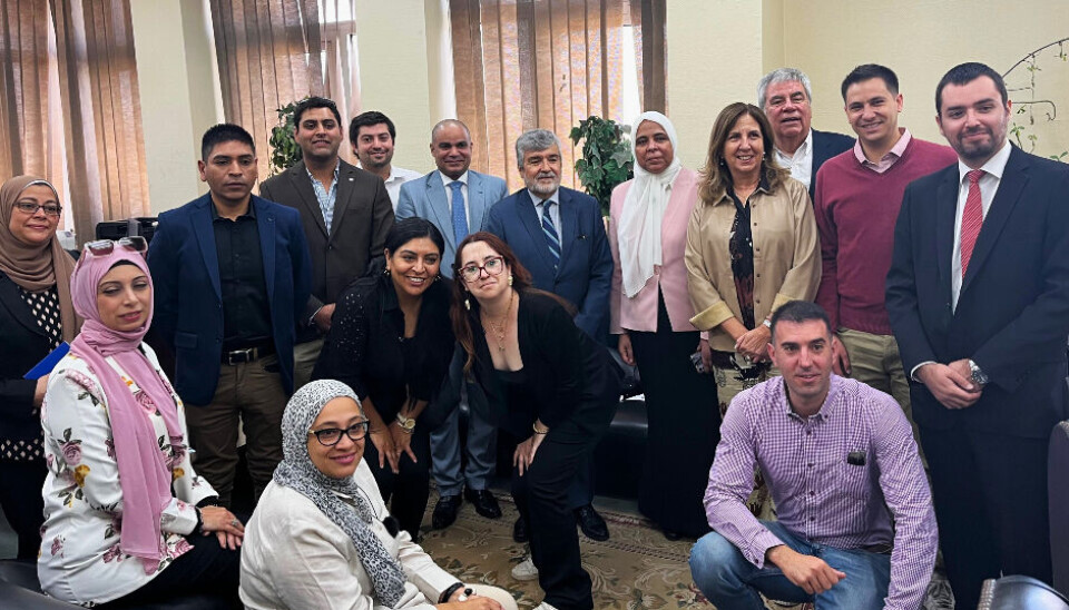 Productores de la región de Atacama junto a las autoridades de ProChile y la gobernación.