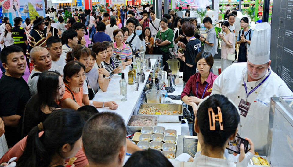 El pisco nacional fue bien recibido por los asistentes a la feria internacional.