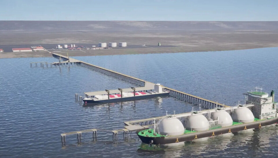 Imagen del millonario proyecto de la empresa HNH Energy en la Región de Magallanes.