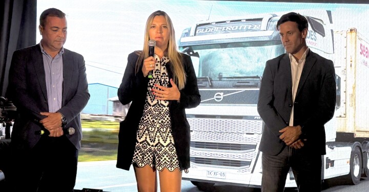 Cristóbal Huidobro, Camila Parker y Juan Ignacio Vercellino.