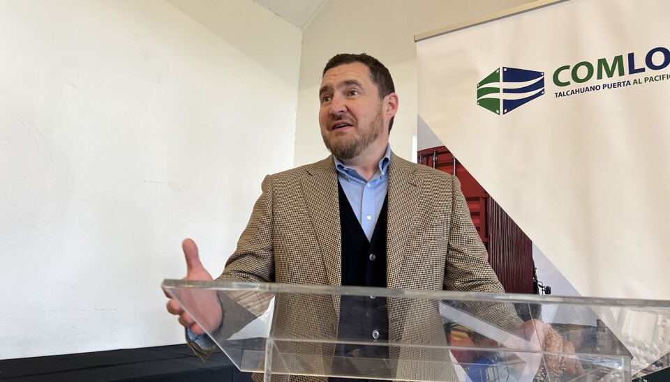 Pablo Passeron, presidente de la Comunidad Logística de Talcahuano.
