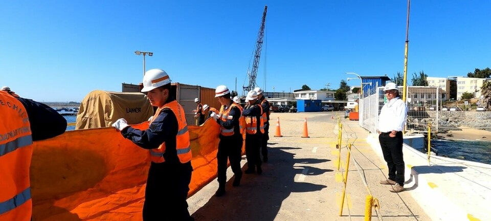 Autoridad Marítima realizó ejercicio de respuesta a la contaminación en bahía de Quintero