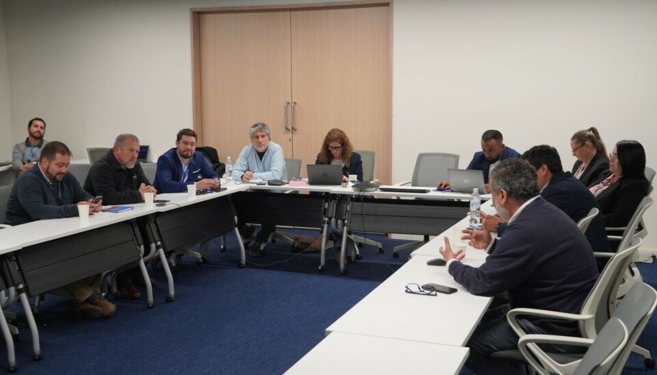 Los diferentes actores de la cadena logística en la reunión en San Antonio.
