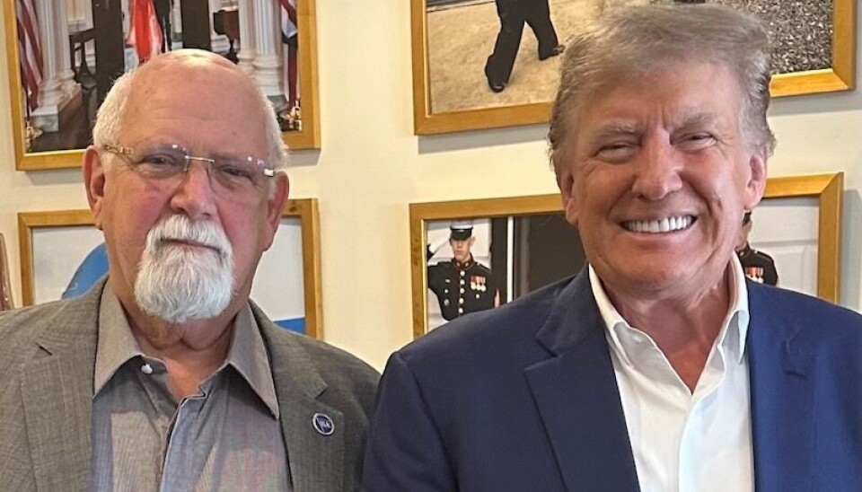Harold Daggett, presidente de ILA, y el presidente electo de Estados Unidos, Donald Trump.