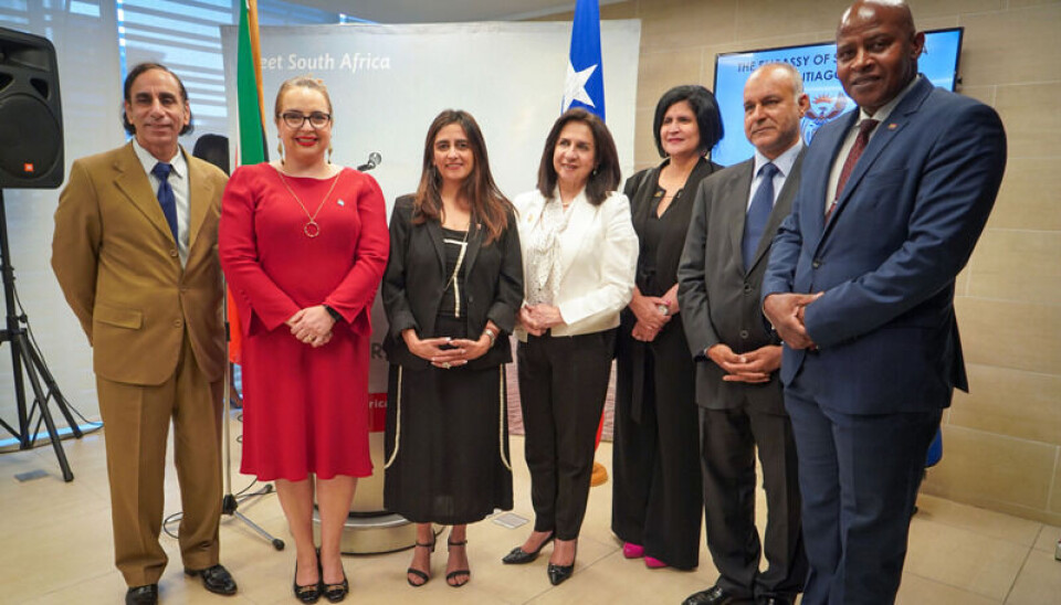 Autoridades tras el anuncio de la realización del Comité Conjunto en Sudáfrica.