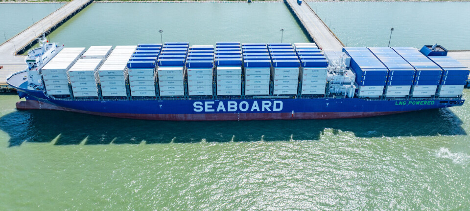 Seaboard Marine presentó un nuevo buque portacontenedores propulsado por GNL