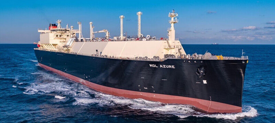 MOL Azure es el nombre del nuevo buque metanero construido para TotalEnergies