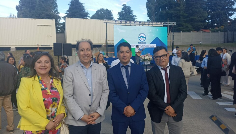 Ejecutivos de Emporcha junto a las autoridades comunales.