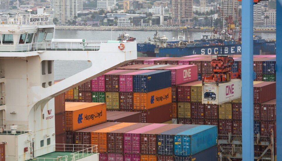 La logística del envío de cerezas fue un gran desafío para el terminal portuario.