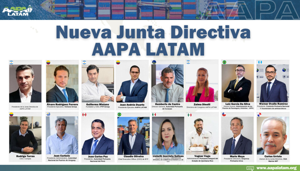 Mario Moya, presidente del directorio de Empresa Portuaria Arica, representa a Chile en AAPA.