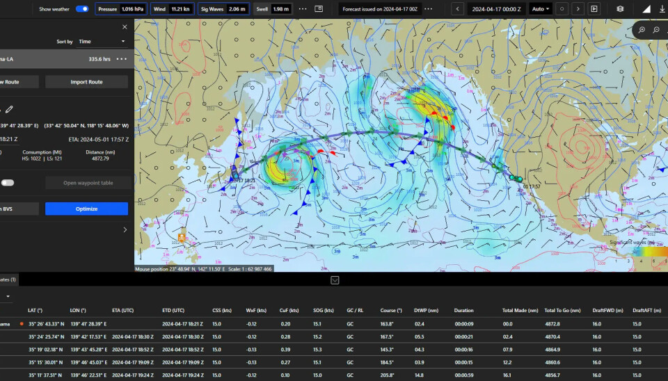 s-Planner, la herramienta de optimización de rutas integrada de StormGeo.