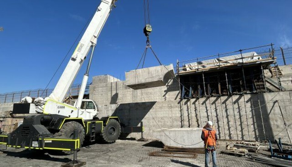El molo es clave para la ejecución de las operaciones en el terminal portuario.