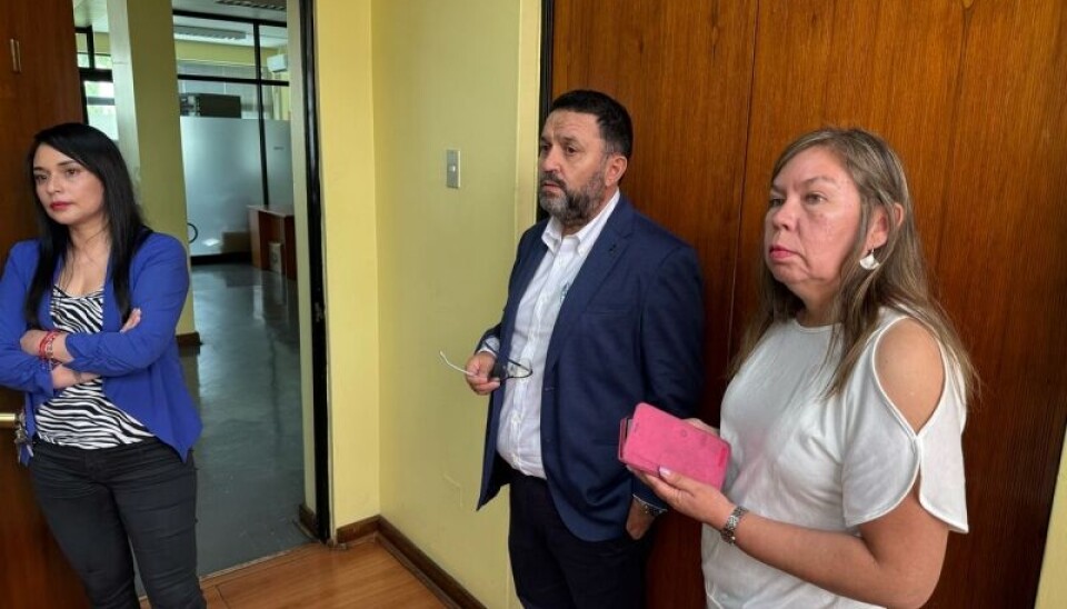 El nuevo director regional en su presentación ante la repartición.
