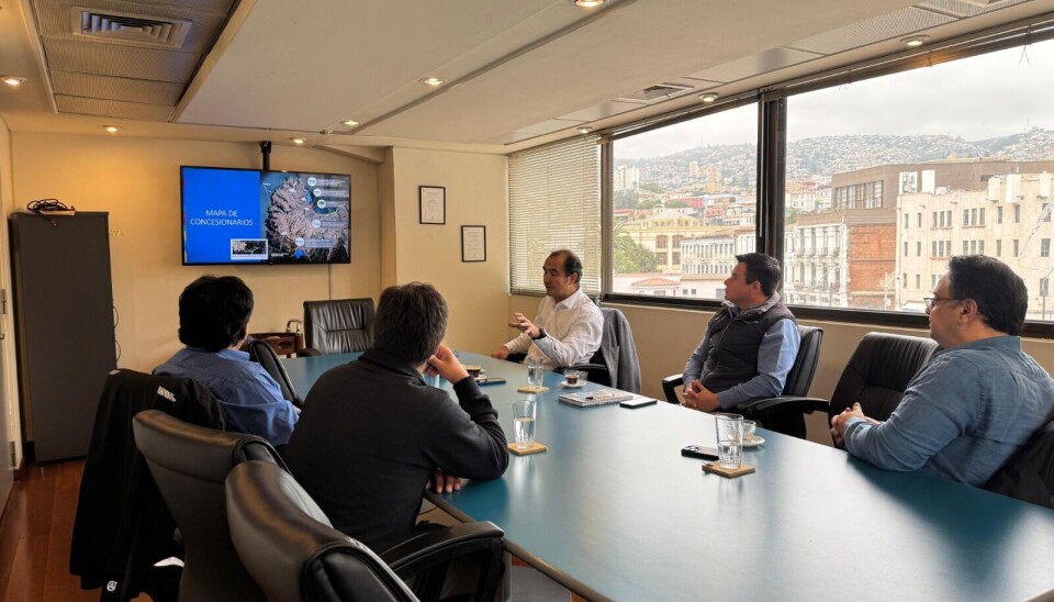 Ejecutivos de ambas empresas se reunieron en el Puerto de Valparaíso.