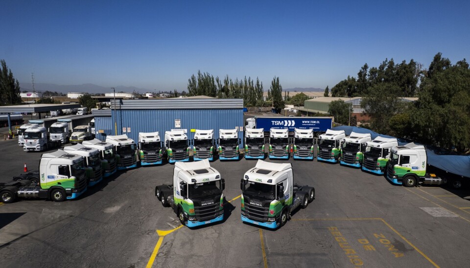 Nueva flota de camiones a gas natural licuado (GNL)