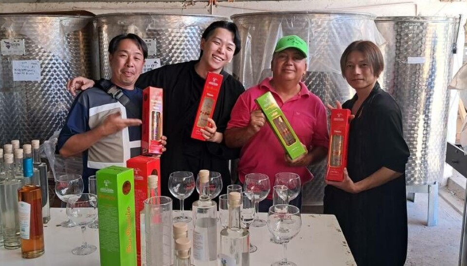 Importadores japoneses junto a productores de la zona.