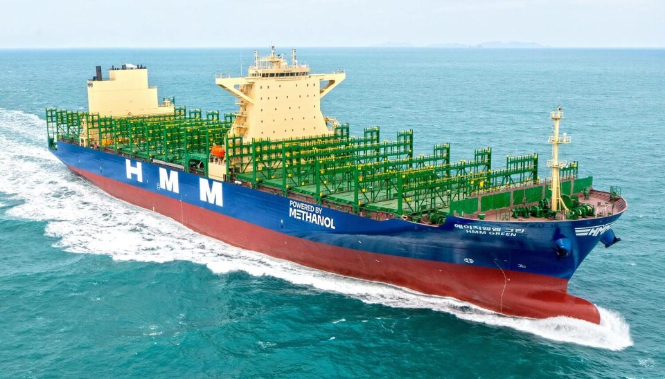 El portacontenedores tiene capacidad de 9 mil TEU.