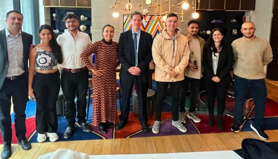 La delegación nacional presente en EE.UU. en su viaje de promoción del pisco.
