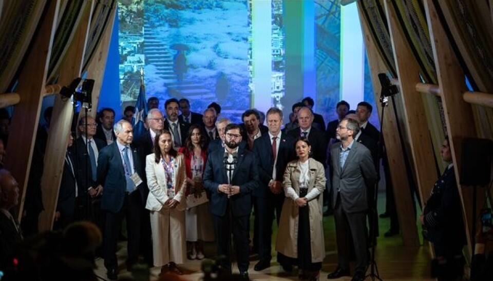 El presidente Gabriel Boric en su paso por Expo Osaka 2025.