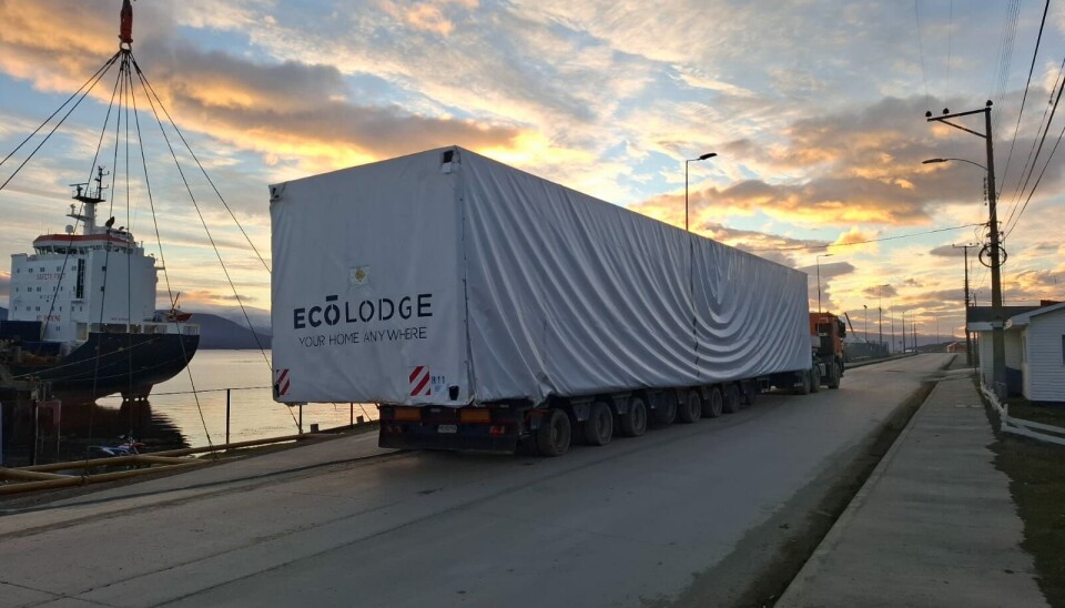 La descarga marcó un hito en las operaciones en Puerto Williams.