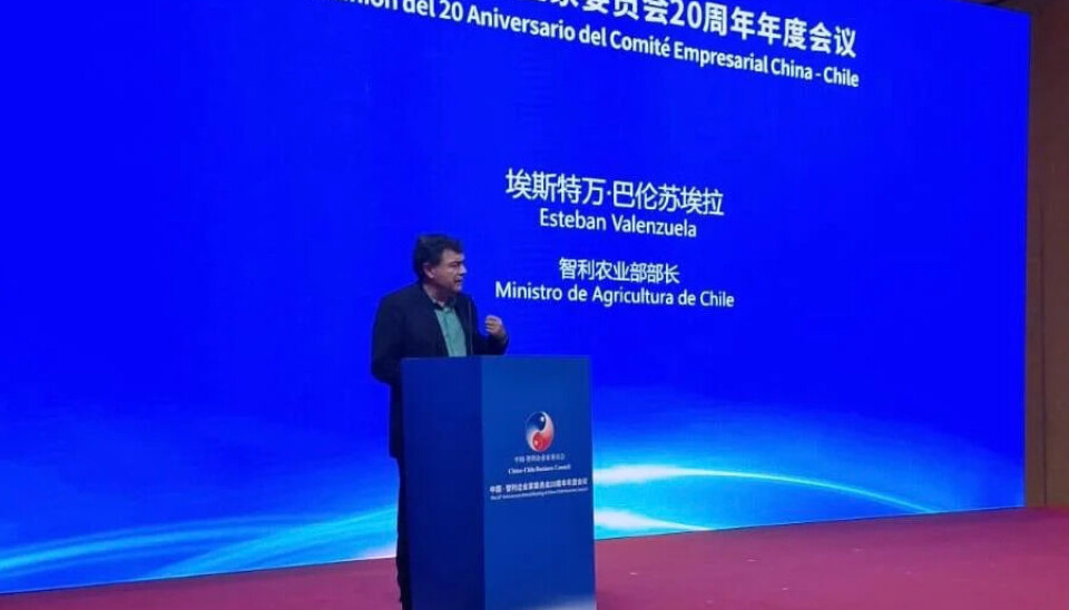 Esteban Valenzuela, ministro de Agricultura.