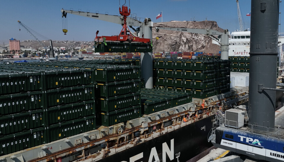 Cerca de 20 millones de dólares se invirtieron en los contenedores.