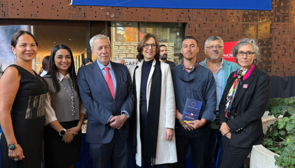 Autoridades asistentes a la celebración del Día de Europa.